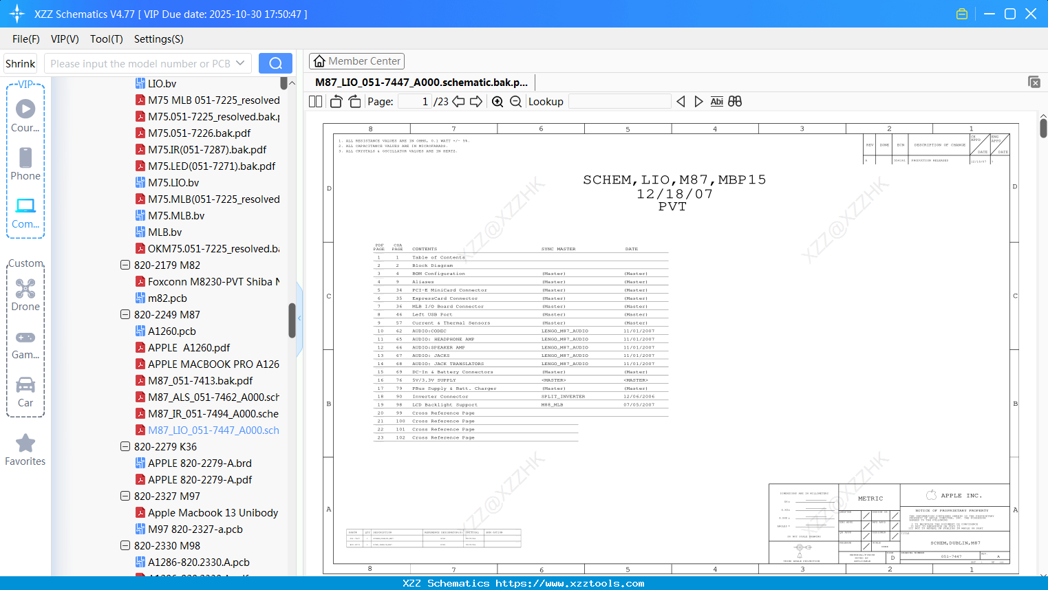 Laptop Apple M87_LIO_051-7447_A000.schematic.bak